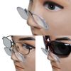ClipFlipz Pince-Nez 4817 Reading Glasses Rectangular Nose Reader Magnifiers Large, Clear, +3.00 Dioptre