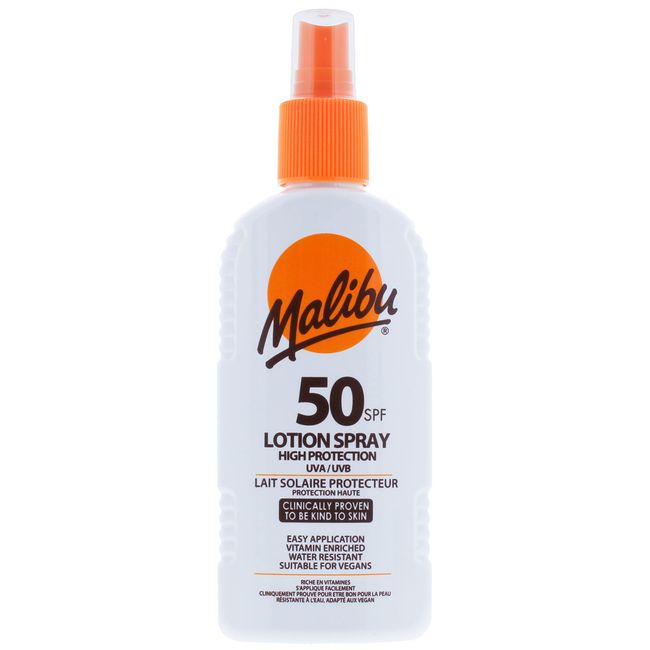 Malibu Güneş Koruyucu Sprey Losyon SPF50 200ml