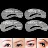 24 Pcs Styles Eyebrow Grooming Shaping Stencil Card Kit, Drawing Eyebrow Thrush Template Shaping Shaper DIY Makeup Beauty Tools