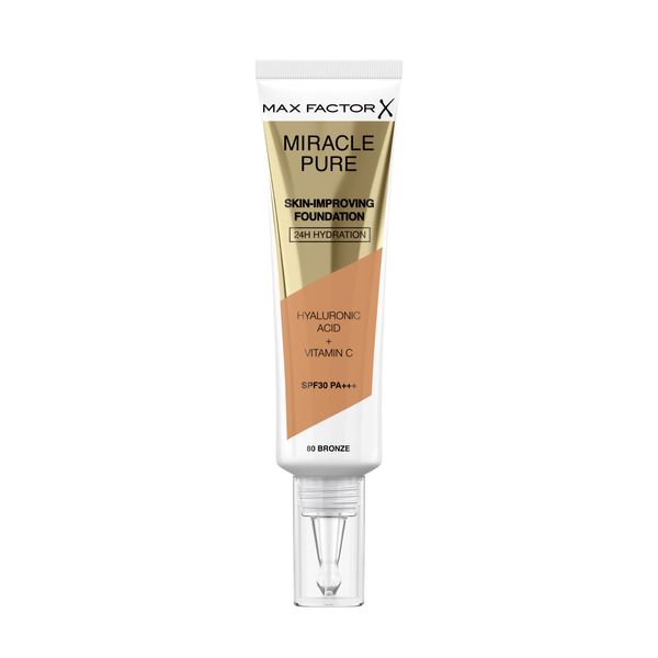 Max Factor Miracle Pure Foundation, Bronze 80