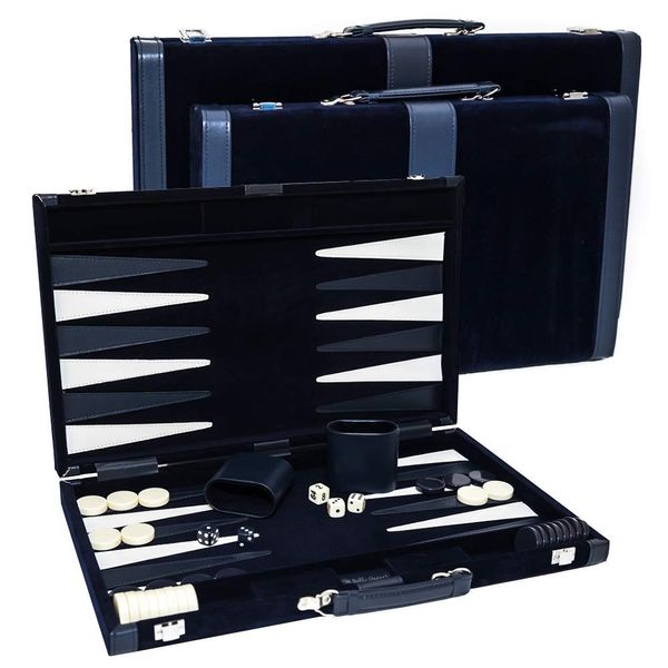 Bello Games New York, Inc. Bleecker Street Designer Backgammon Set - Available in Medium and Large Sizes