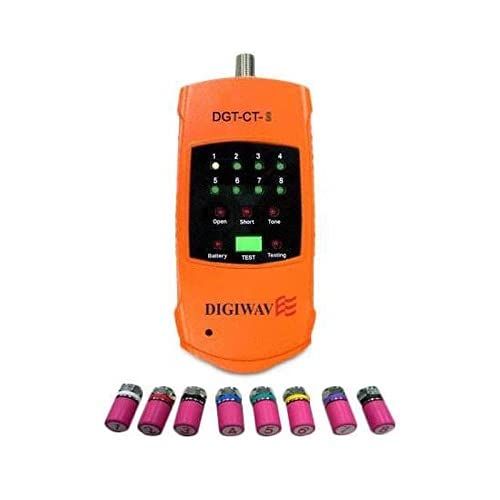 8 Way Coaxial Cable Mapper Kit Locater Tester Satellite Coax Security CATV