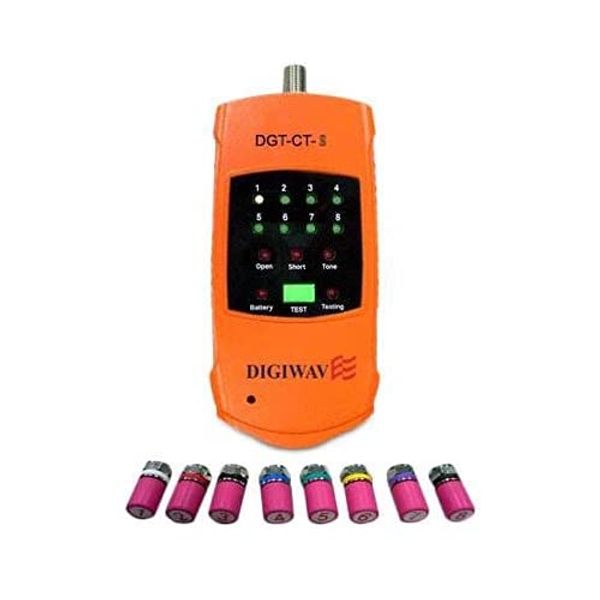 8 Way Coaxial Cable Mapper Kit Locater Tester Satellite Coax Security CATV