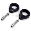 HTTMT 39mm Fork Turn Signal Indicator Light Relocation Bracket Clamps Mount Compatible with H-D