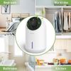 Mini Compact Dehumidifier 1500ml 322 sq ft with UL Certified Power Adapter