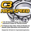 (6 Pack) HD Switch Spindle Bearings Replaces Husqvarna, Yazoo Kees 539102677, 102677 HIGH Temperature Grease Upgrade