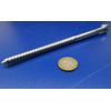 Zinc Hex Head Lag Screw 9/16 Hex Size 3/8 Thread x 7.0" Length, 10 pcs
