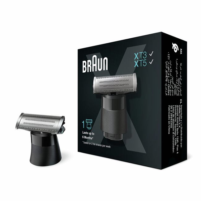 Braun Series X Replacement Blade - Compatible with Braun Series X Models, Beard Trimmer and Electric Shaver, 1 Count, One Blade to Trim, Style and Shave Any Style, XT10