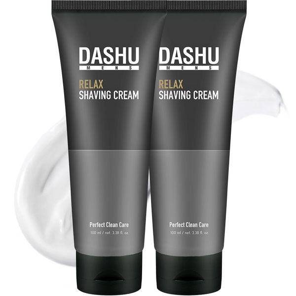 DASHU Men's Relax Mild Shaving Shaving Cream 100ml, 1pc