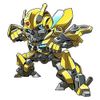 Transformers Bumblebee Chibi Personality Material - Sticker Graphic - Weatherproof & Long Lasting Sticker