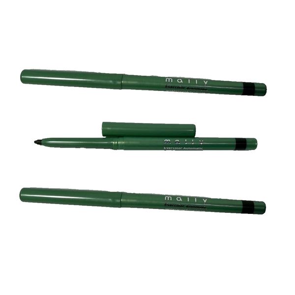 3 Mally Evercolor Automatic Waterproof Eyeliner - FIERCE FOREST  0.01 oz ea