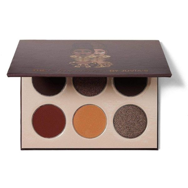 Juvia's Place The Chocolates - Tan, Auburn, Shades of 6, Rich Dark Chocolate Eyeshadow Palette, Professional Eye Makeup, Pigmented Eyeshadow Palette, Makeup Palette for Eye Color & Shine