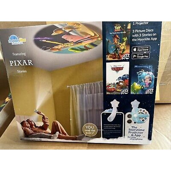 Moonlite Storytime Mini Projector with Pixar Stories New