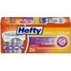 Hefty Small Garbage Bags, Flap Tie, Lavender & Vanilla Scent, 4 Gallon, 26 Count
