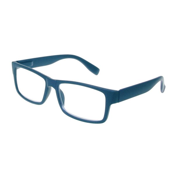 Goodlookers Reading Glasses 'Logan' Matt Blue +1.00