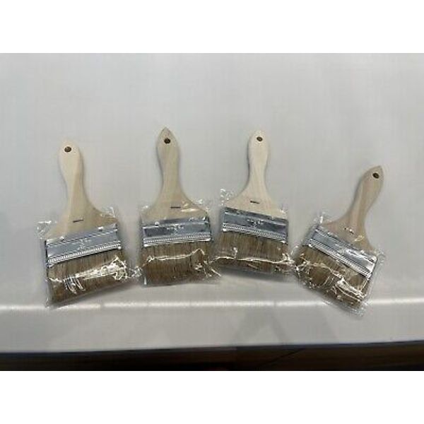 4 Pack 3 Inch Paint Brushes