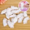 100 Pack Disposable Ear Protectors Clear Ear Covers for Shower Waterproof Shower Ear Cover, Clear Disposable Ear Protectors for Hair Dye, Shower, Bathing, Salon