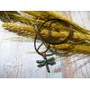 Dragonfly Pendant on Brown Vegan Cord