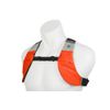 S-TRIPLE LED Safety Alarm Vest, Orange, Medium