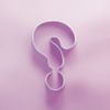 Question Mark Cookie Cutter - 3 Sizes