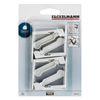 Fackelmann Tablecloth Clips Set, White, 17 x 11.7 x 1.8 cm