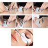 Amandakasa 100 Pcs Eye Sheets 50 Pairs Eye Protection Tape Eye Pack Eyelash Extension Protective Tape