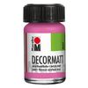 Marabu Decormatt Acrylic Paint Pink 15ml Glass