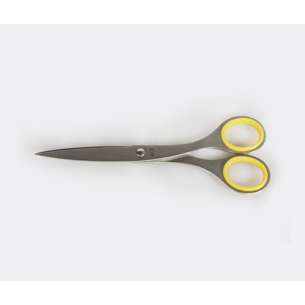 Allex Scissors - Japanese Design Classic - Stainless-Steel, Durable & Sharp - Yellow