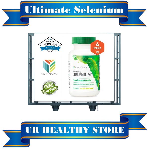 Youngevity Ultimate Selenium (4 PACK) - Immune, Heart & Antioxidant Support