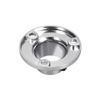 sourcing map Closet Wardrobe Rod Flange,16mm/0.63inch Dia, Socket Bracket Support Holder for Pipe 2Pcs