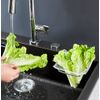 Triangular Corner Stainless Steel Foldable, Handheld Disassembly Wash, Large Opening, Easy Installation, Space Efficient, 50 Piece Drainer Net
