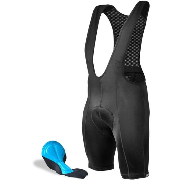 AERO|TECH|DESIGNS | Men's Top Shelf Cycling Bib Shorts | Black | Large | Regular Inseam