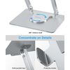 BoYata Laptop Stand for Desk, Adjustable Computer Stand with 360° Rotating Base