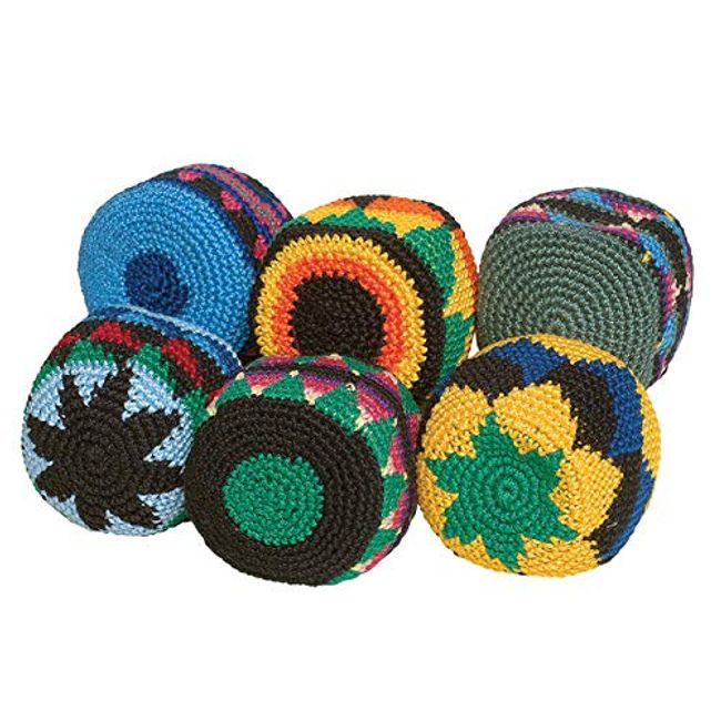 Hacky-Sack Boota Footbags, Set of 6