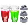 2 Pack 32 oz NutriBullet Cups with To-Go Lids & Extractor Blade