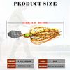 TABKSOLA ChatterBait, pre-installed spinner bait, bass bait set with metal plates, suitable for bass, pike, catfish and other predatory fish baits.