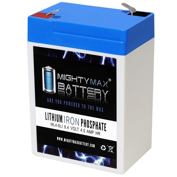 Mighty Max Battery 6V 4.5AH Lithium Replacement Battery Compatible with Mojo Motorized Duck Decoy