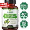 Extra Strength Olive Leaf 50:1 Extract, 20,000 mg Strength, 40% Oleuropein