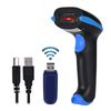WoneNice 2.4G Wireless Barcode Scanner – 1D Handheld Cordless Barcode Reader for Retail, Warehouse, Inventory – 100ft Range, Plug & Play – Compatible with Windows, Linux, POS (Blue)