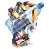 CONSTRUCT & CREATE Hydraulic Cyborg Hand DIY STEM Build Your Own Project Kit Set