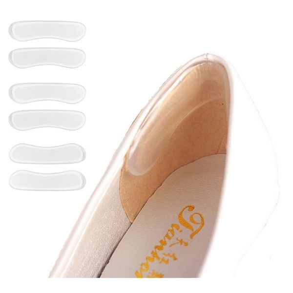 Pedimend 6PCS of Self-Adhesive Silicone Gel Heel Cushion - Insoles for High Heels - Heel Liners - Prevent Blisters - Reduce Skin Irritation - High Heels Back Grip Liner Heel Cushion - Foot Care