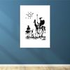 Spiffing Prints Pablo Picasso - Don Quixote - Small - Semi Gloss - Framed