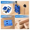 PreTidy Self Centering Dowel Jig with Elongated Jaws
