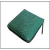 Godin Sppw8002cp.DGR Round Wallet (Dark Green) Diamond Python Short Wallet, green (dark green)