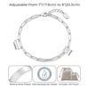 Philip Jones Silver Plated Small Link Paperclip Bracelet