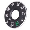 Camera Top Mode Dial Cover Lid, Mode Dial Plate Interface Cover Function Mode Dial Signage Interface Cover Button 6D Camera Replacement Parts