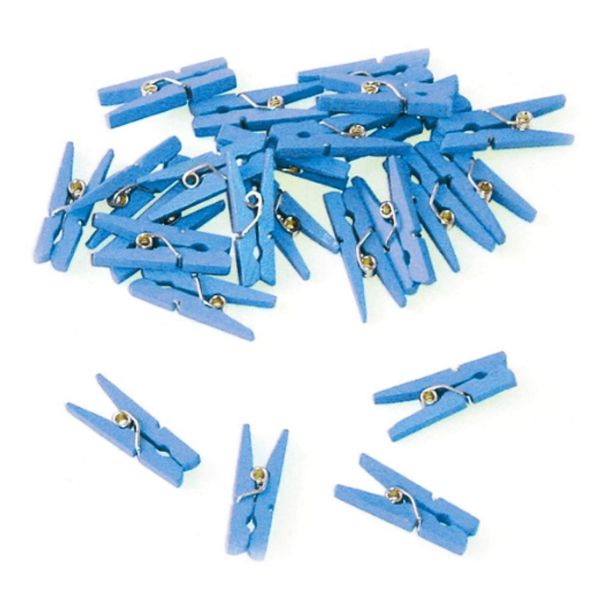 Folat 07259 Blue Pegs-24 Pieces