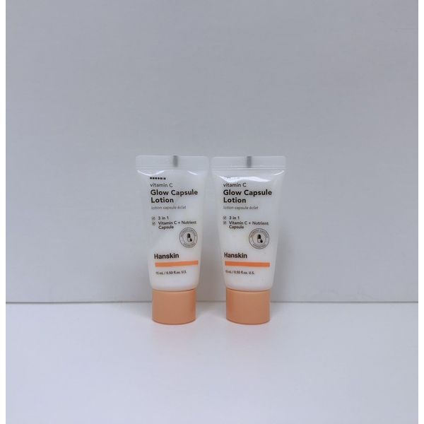 dcv 2 X Glow Capsule Lotion Vitamin C 0.5 Oz Each