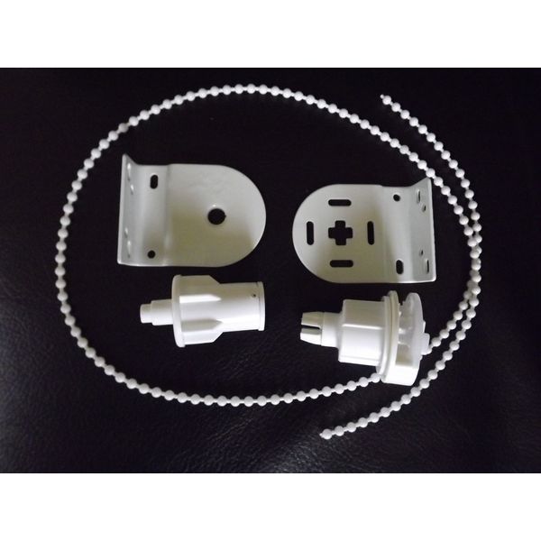Blindspares Standard Roller Blind Brackets and Chain for 32mm Tube.