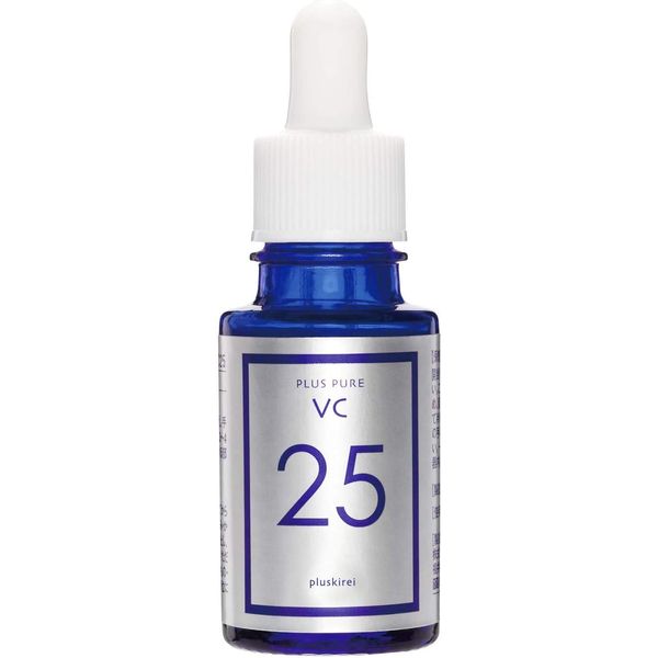 Vitamin C Serum, Plus Kirei Plus Pure VC25, Pure Vitamin C 25% Blend, Amphiphilic Serum, 0.3 fl oz (10 ml) (Approx. 1 month))